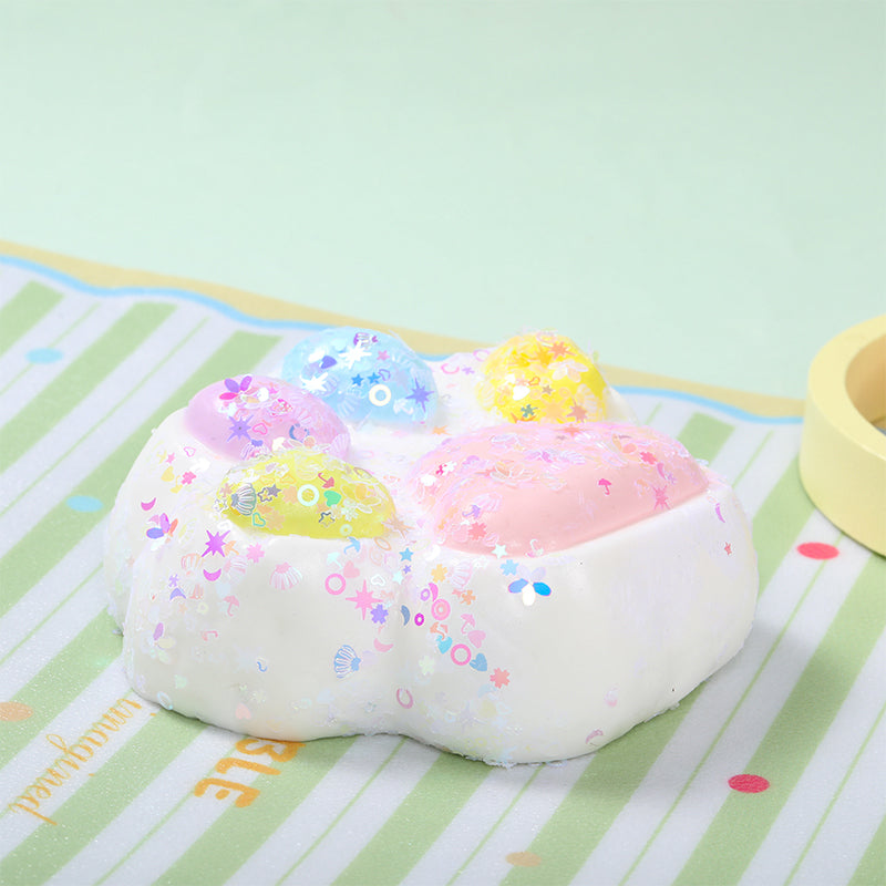 800g Super Large Rainbow Color Cat Paw Taba Squishy