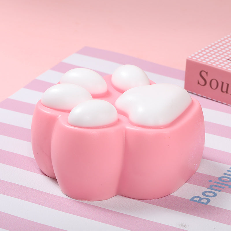 800g Super Large White Pink Cat Paw Taba Squishy