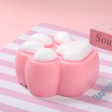 800g Super Large White Pink Cat Paw Taba Squishy