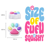 800g Super Large Rainbow Cat 2.0 Paw Taba Squishy
