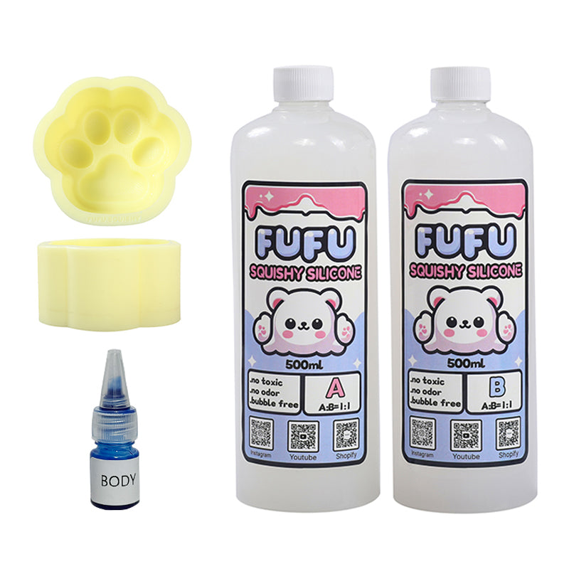 800g Cat Paw Squishy Mold