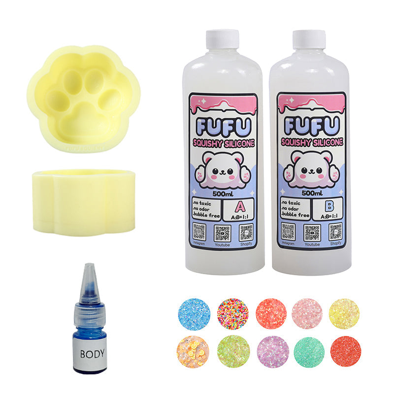 800g Cat Paw Squishy Mold