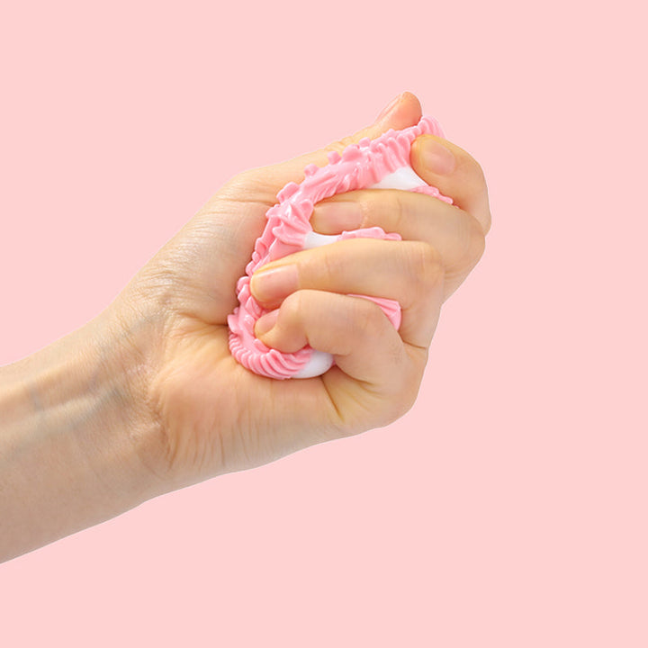 80g Pink Cookie Taba Squishy