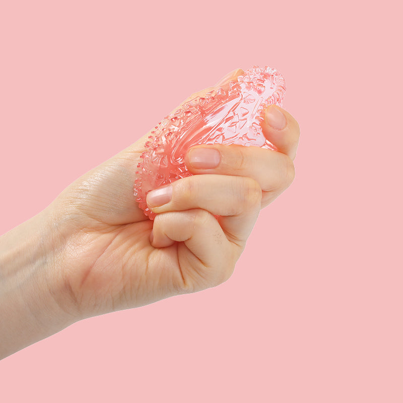 80g Crystal Pink Cookie Taba Squishy