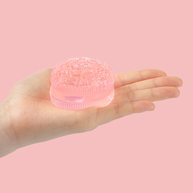 80g Crystal Pink Cookie Taba Squishy