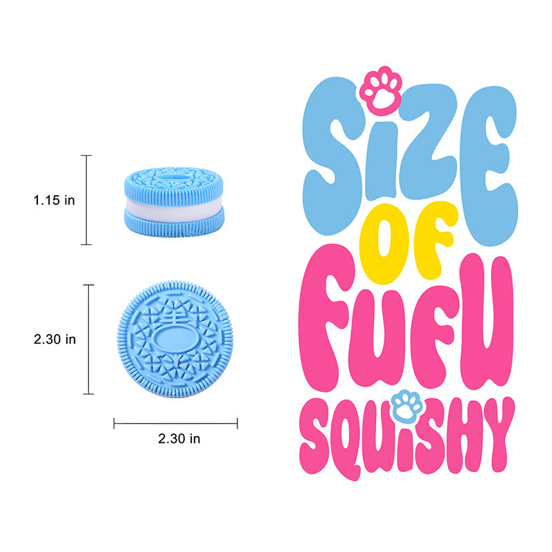 80g Blue Cookie Taba Squishy