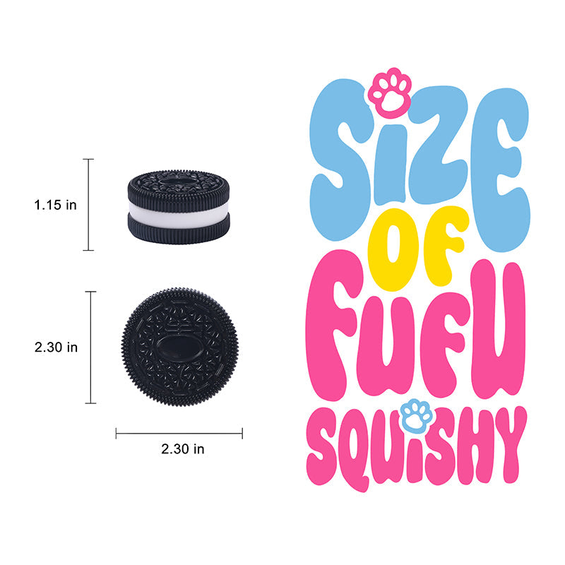 80g Black Cookie Taba Squishy