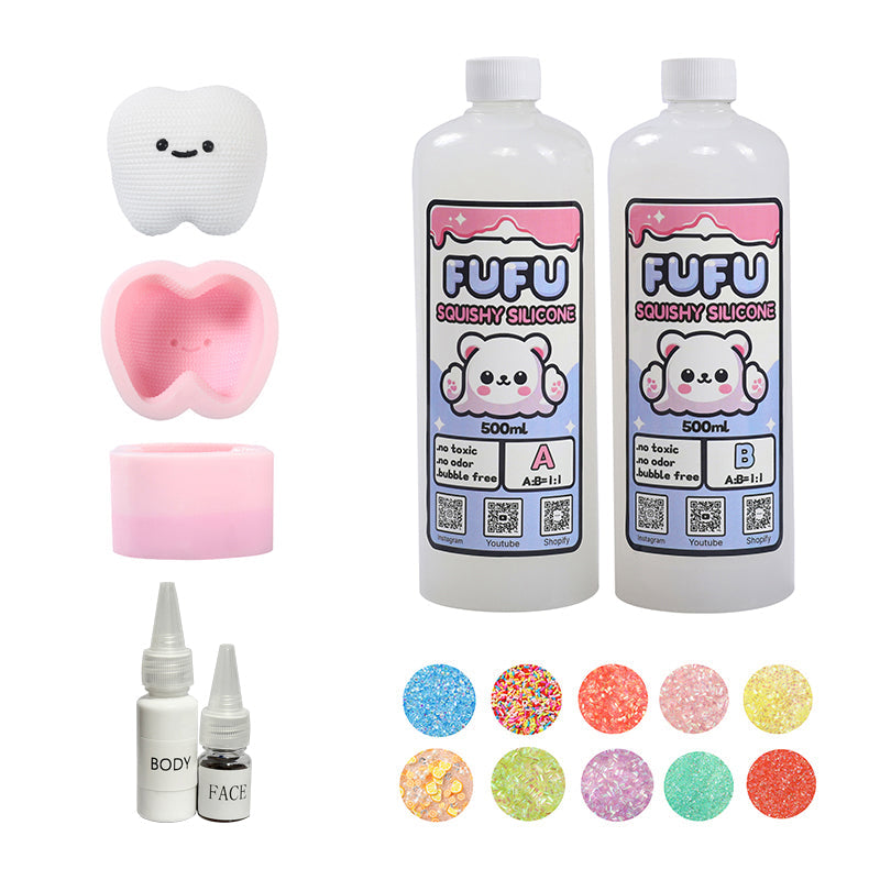 800g Tooth Squishy Mold