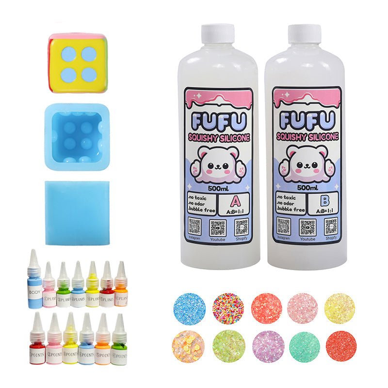 1600g Giant Dice Squishy Mold