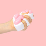 230g White Pink Cat Paw Taba Squishy