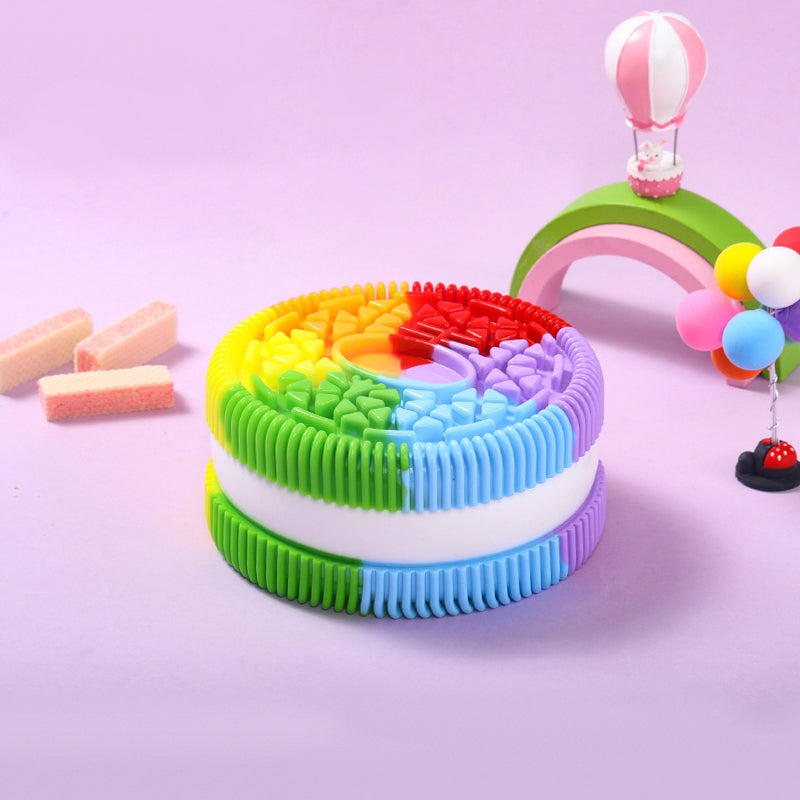 1600g Giant Rainbow Cookie Taba Squishy