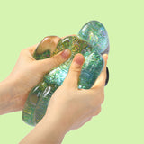 800g Crystal Sparkling Yellow Green Robolx Noob Squishy