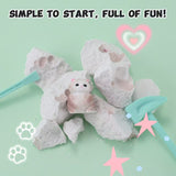 FUFUSQUISHY White Ball Squishy Dig Kit