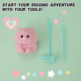 FUFUSQUISHY Little Pig Squishy Dig Kit