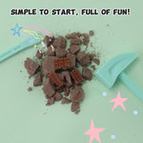 FUFUSQUISHY 7pc Mini Chocolate Squishy Dig Kit