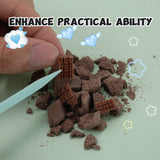 FUFUSQUISHY 7pc Mini Chocolate Squishy Dig Kit