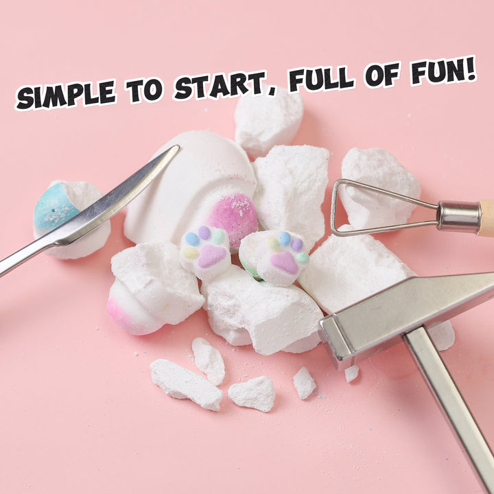 FUFUSQUISHY Cat Paw Squishy Dig Kit