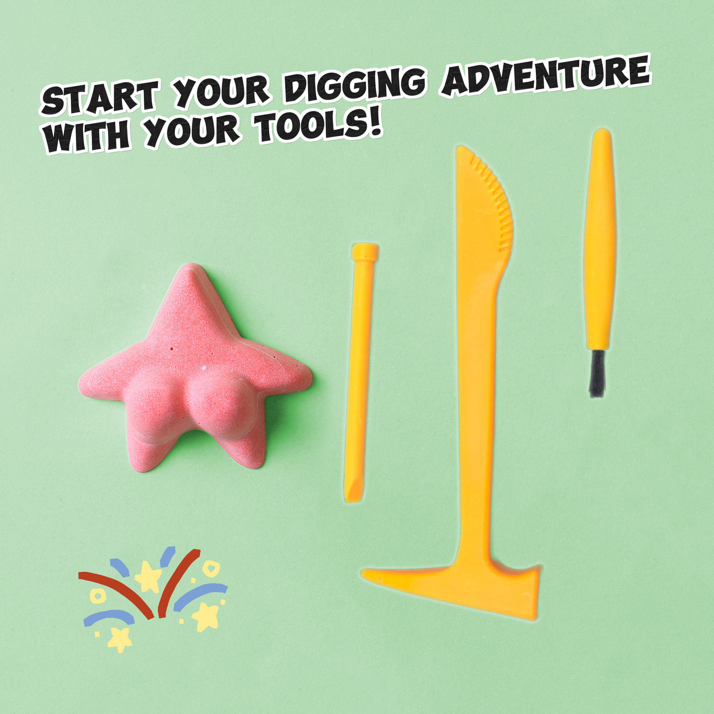 FUFUSQUISHY Patrick Star Dig Kit