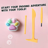 FUFUSQUISHY Cat Paw Squishy Dig Kit