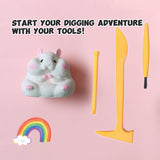 FUFUSQUISHY Hamster Squishy Dig Kit