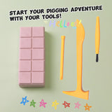 FUFUSQUISHY Chocolate Bar Squishy Dig Kit