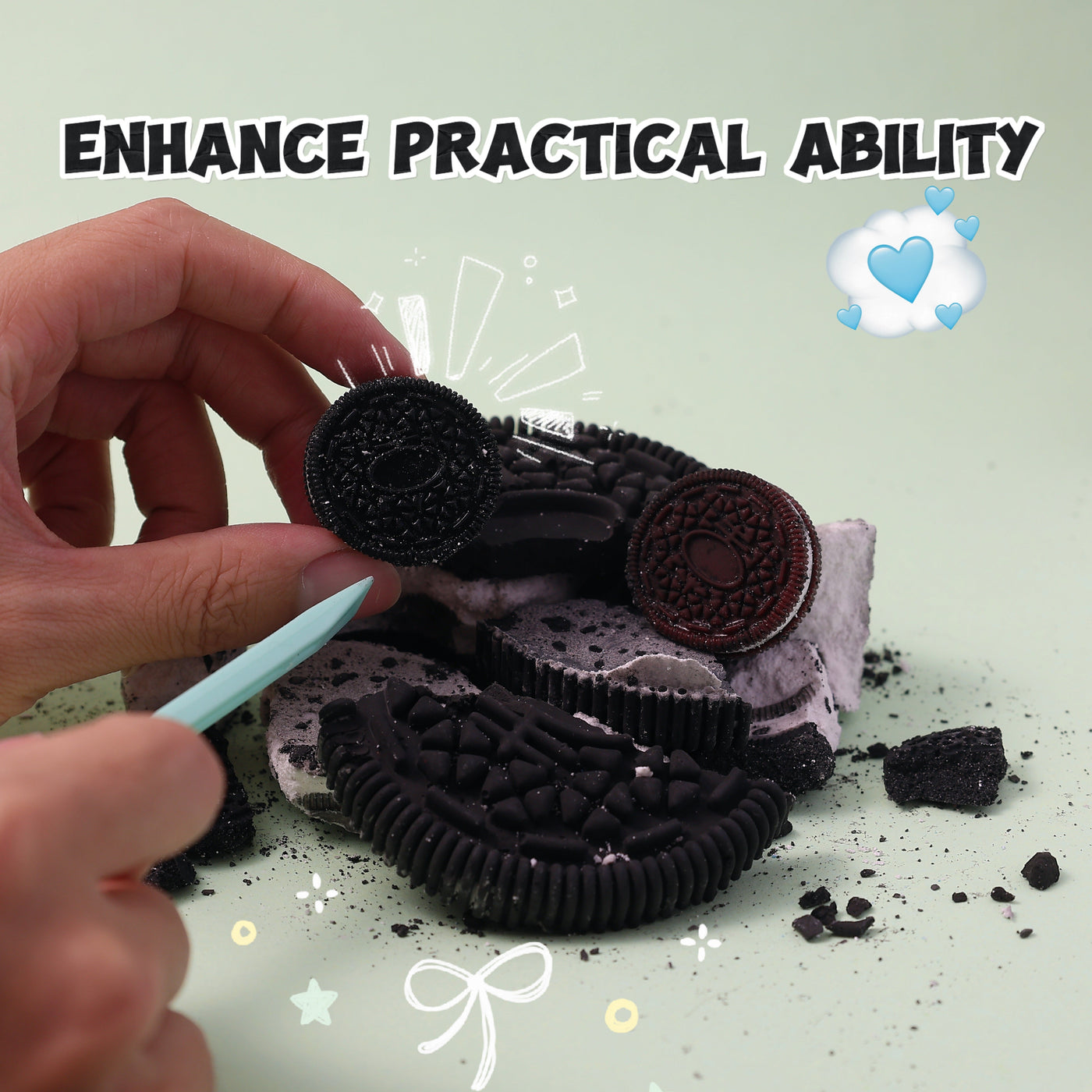 FUFUSQUISHY Cookie Squishy Dig Kit