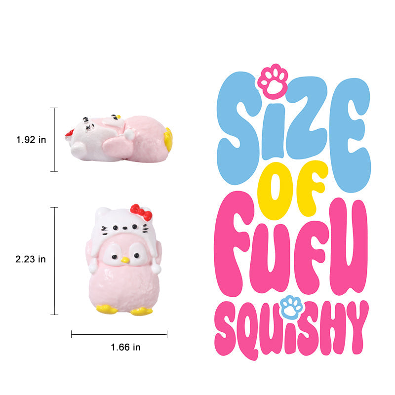 Cute Little Kt Head Penguin Taba Squishy