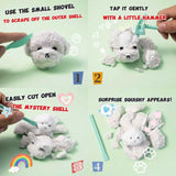 FUFUSQUISHY Puppy Head Squishy Dig Kit