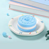 200g Blue Heart FUFU Cookie Taba Squishy