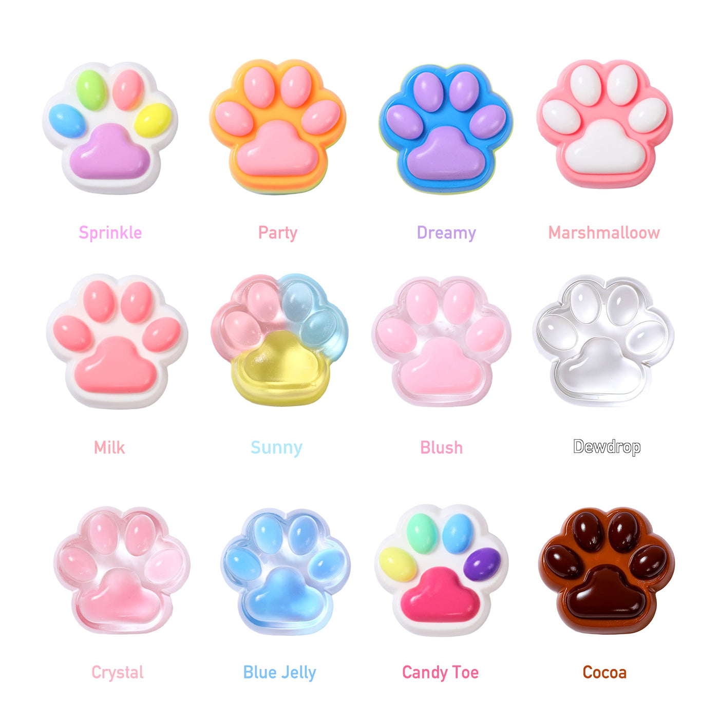 FUFUSQUISHY Cat Paw Squishy Blind Box