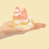 250g Crystal Yellow Faceless Bunny Taba Squishy