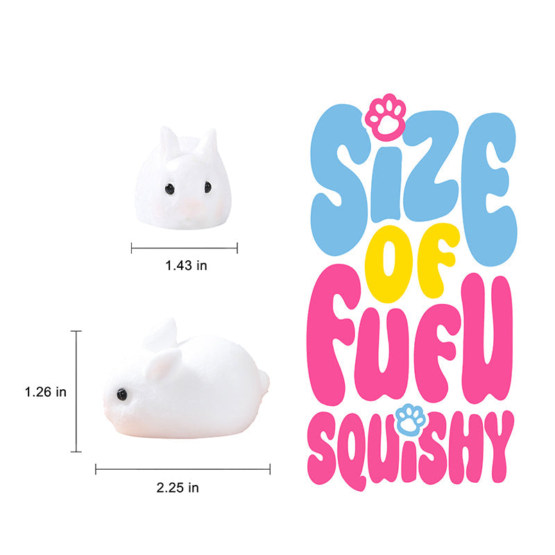 Little White Rabbit Taba Squishy