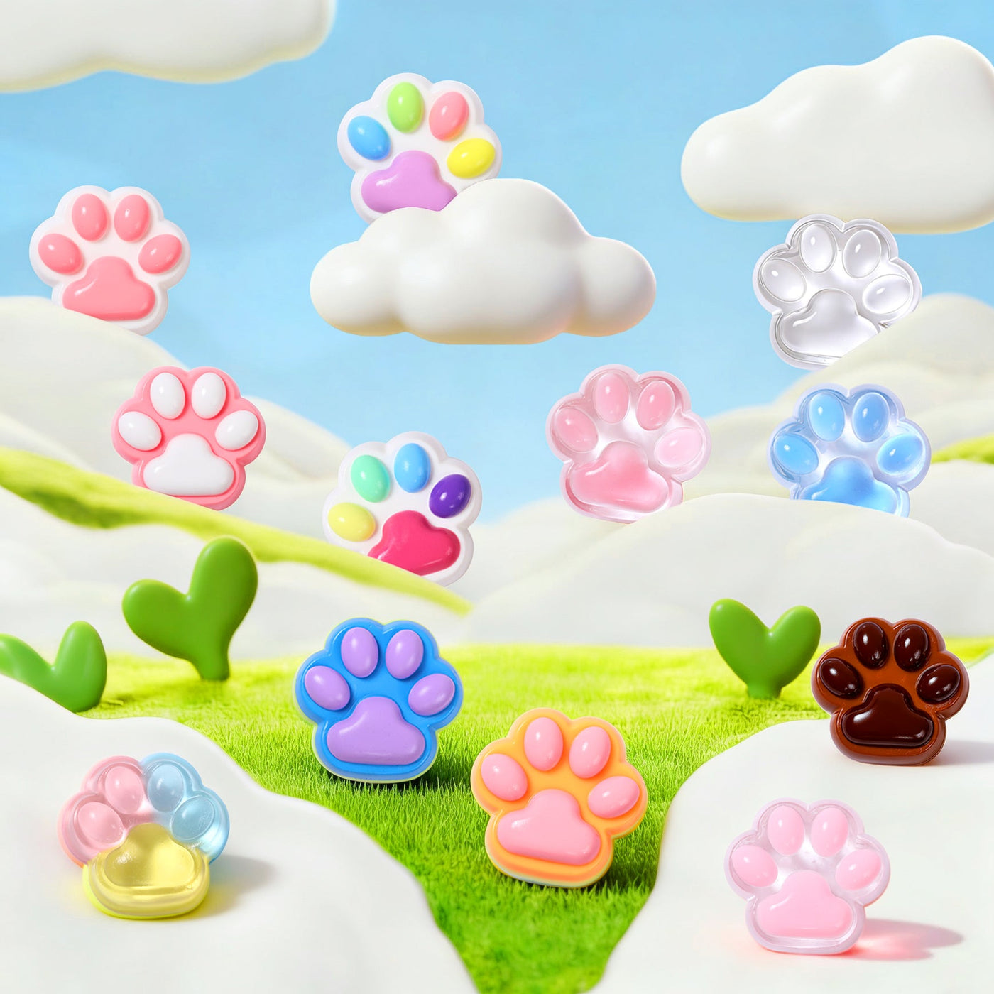 FUFUSQUISHY Cat Paw Squishy Blind Box