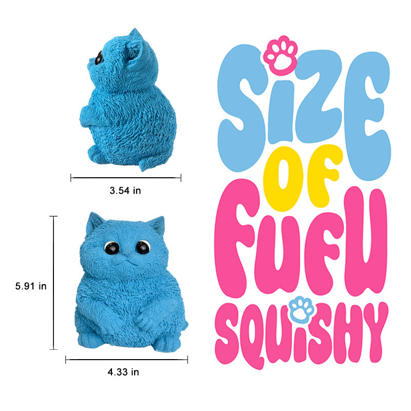800g Giant Klein Blue Cat Taba Squishy