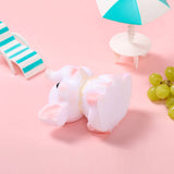 White and Pink Large Elephant Squishy
