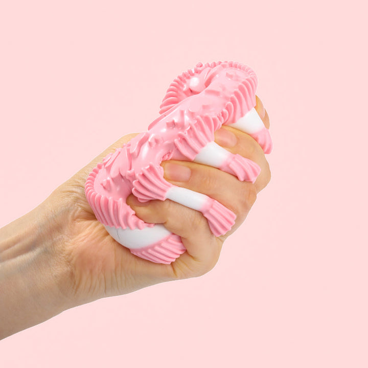 200g Pink FUFU Cookie Taba Squishy