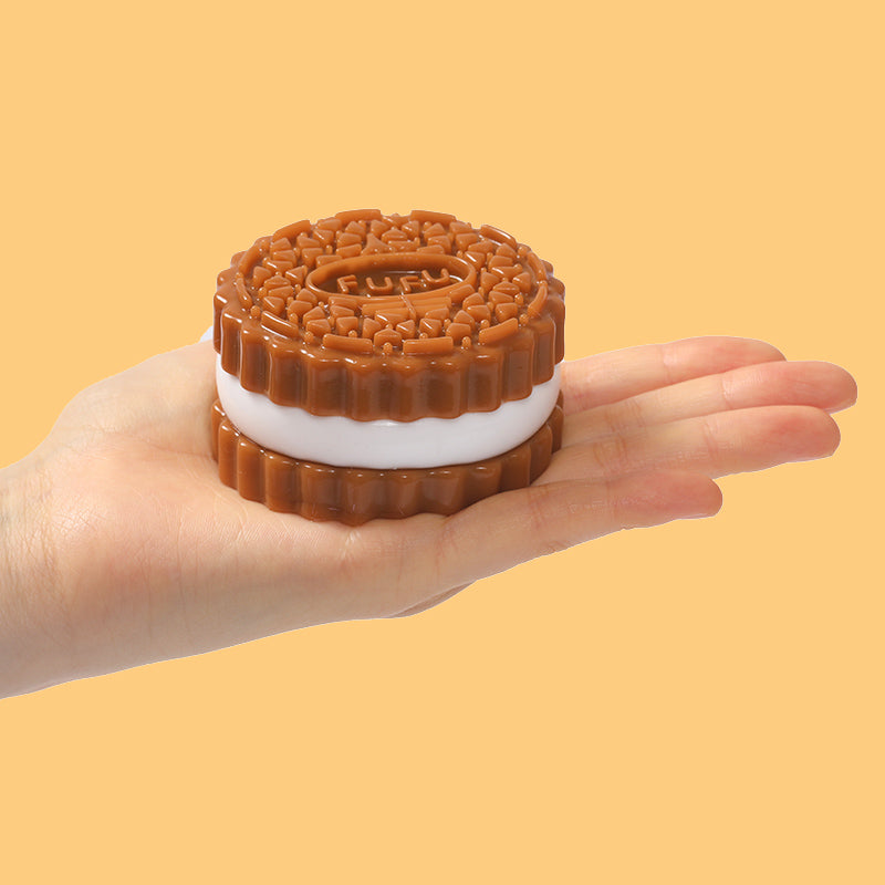 200g Chocolate Heart FUFU Cookie Taba Squishy
