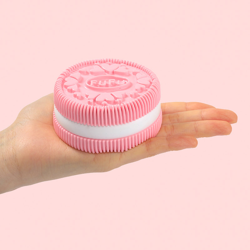 200g Pink FUFU Cookie Taba Squishy