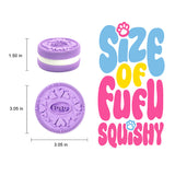 200g Purple Heart FUFU Cookie Taba Squishy