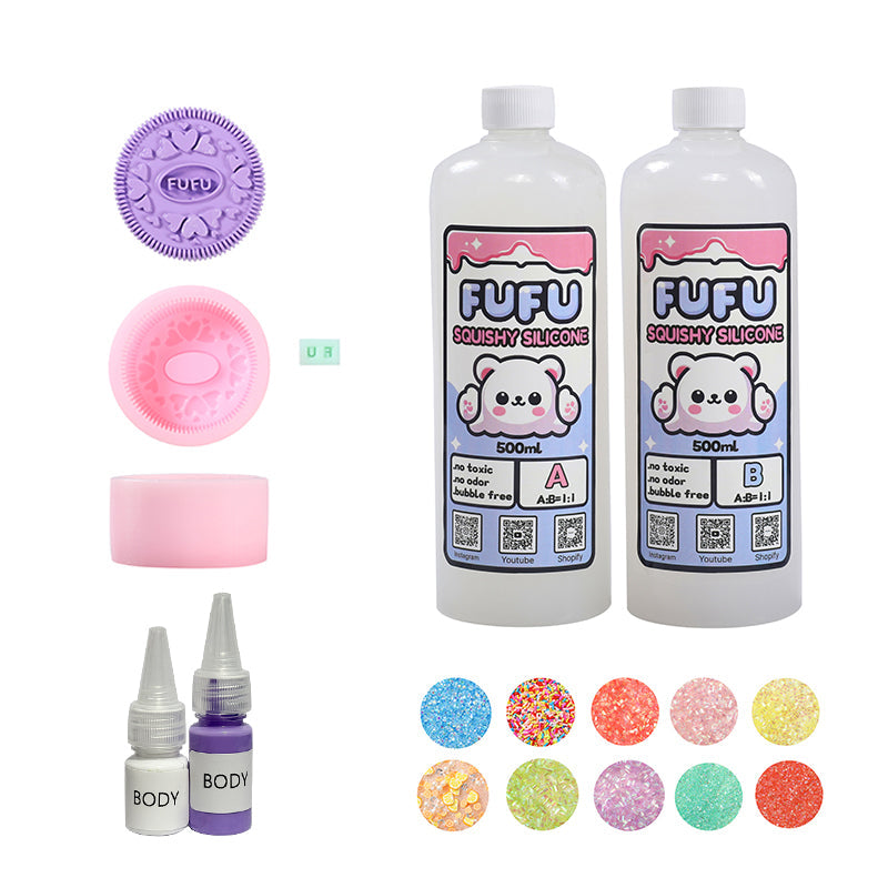 200g FUFU Cookie Squishy Mold
