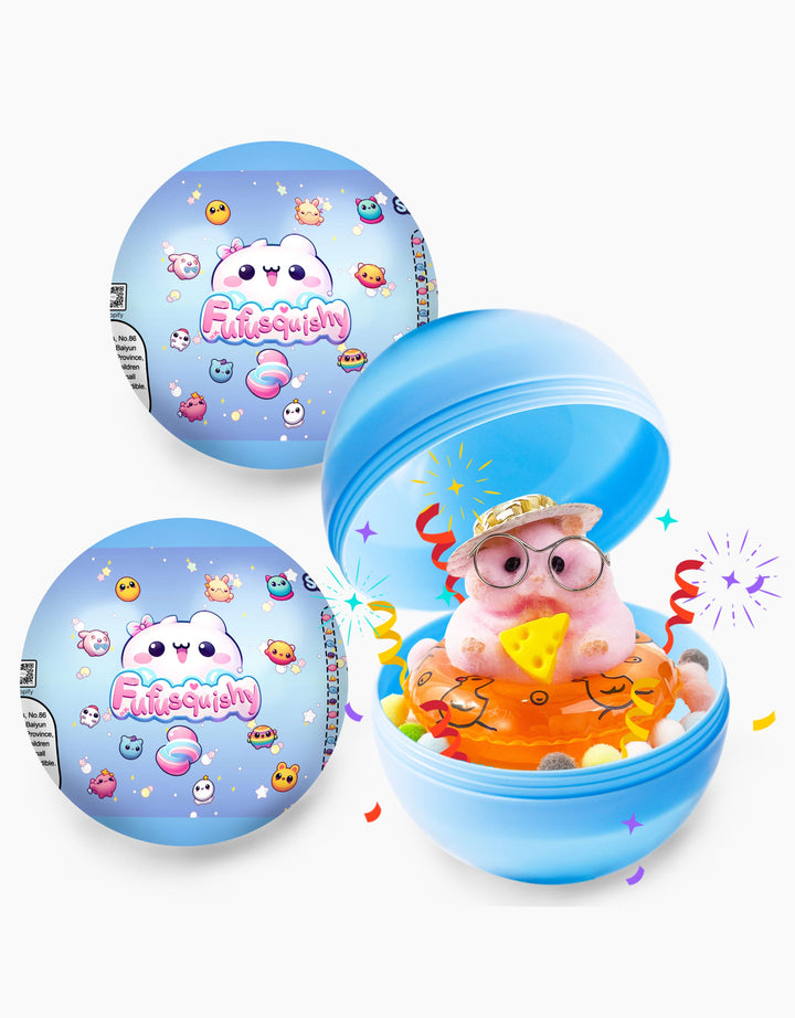 Blue Surprise Animal Series Squishy Ball