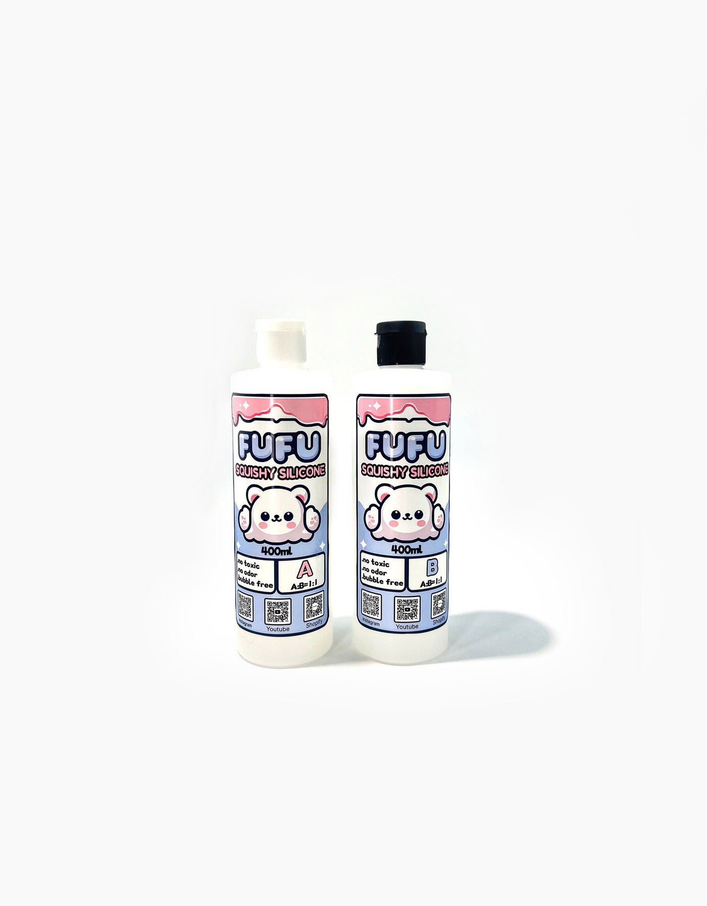 Fufu Silicone Glue Set For Squishy - A Glue + B Glue