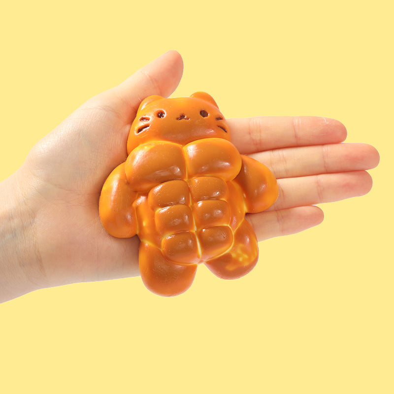 Muscle Cat Taba Squishy