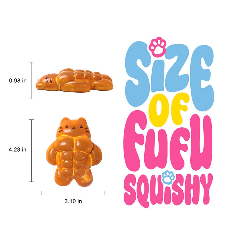 Muscle Cat Taba Squishy