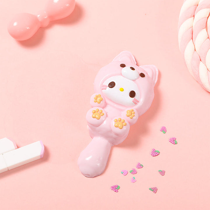 75g Cute Little Light Pink Kitties Squishy