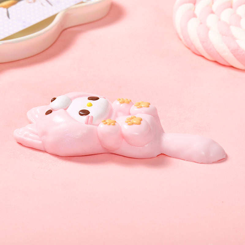75g Cute Little Light Pink Kitties Squishy