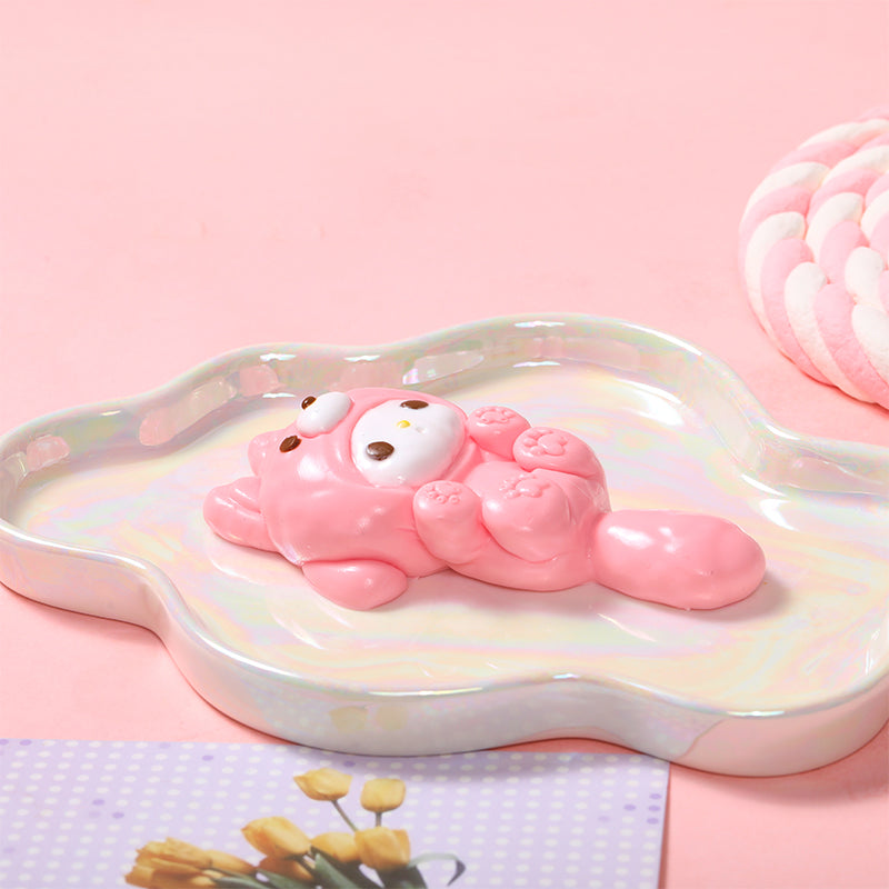 75g Cute Little Pink Kitties Taba Squishy