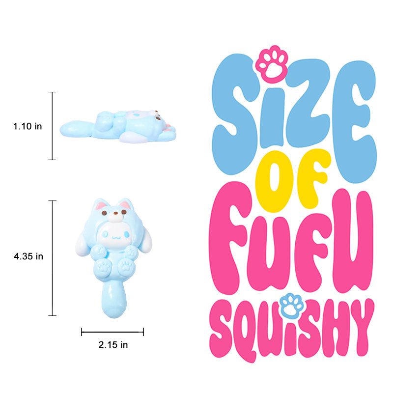 75g Cute Little Blue Kitties Taba Squishy