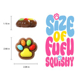 Chocolate M&M Paw Taba Squishy
