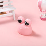 70g Pink Sad Frog Pou Taba Squishy